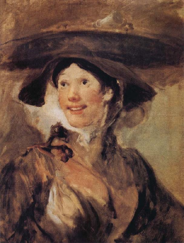 William Hogarth The Shrimp Girl oil painting picture